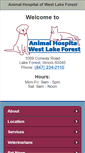 Mobile Screenshot of lakeforestvets.com